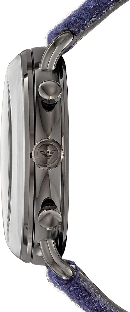 Emporio Armani Aviator Quartz Grey Dial Blue Fabric Strap Watch For Men - AR11144 Buy Now By Emporio Armani