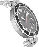 Versace Greca Sport Quartz Black Dial Silver Steel Strap Watch For Men - VEZ300321 Buy Now By Versace