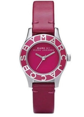 Marc Jacobs Blade Red Dial Red Leather Strap Watch for Women - MBM1157 Buy Now By Marc Jacobs