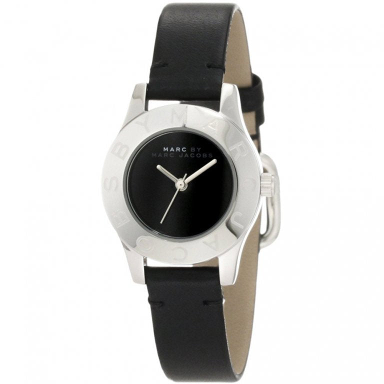 Marc Jacobs Blade Black Dial Black Leather Strap Watch for Women - MBM1211 Buy Now By Marc Jacobs