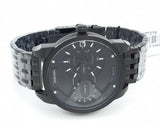 Diesel Mini Daddy Dual Time Black Dial Black Stainless Steel Strap Watch For Men - DZ7316 Buy Now By Diesel