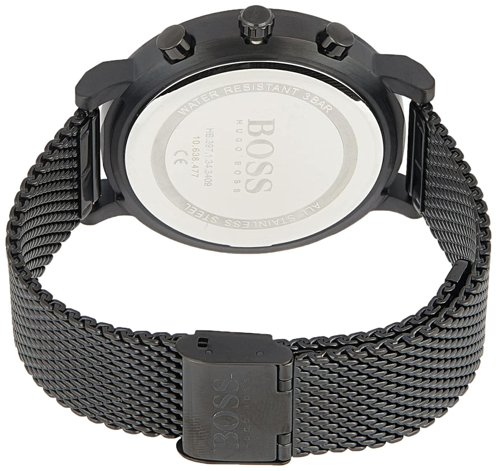 Hugo Boss Integrity Black Dial Black Mesh Bracelet Watch for Men - 1513813 Buy Now By Hugo Boss