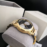 Michael Kors Hartman Analog Quartz Black Dial Gold Steel Strap Watch For Women - MK3647 Buy Now By Michael Kors