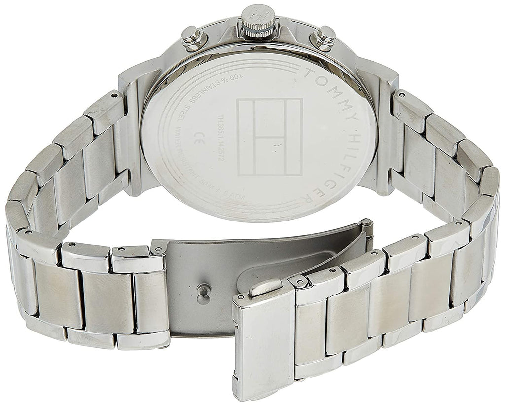 Tommy Hilfiger Chronograph Grey Dial Silver Steel Strap Watch for Men - 1710382 Buy Now By Tommy Hilfiger