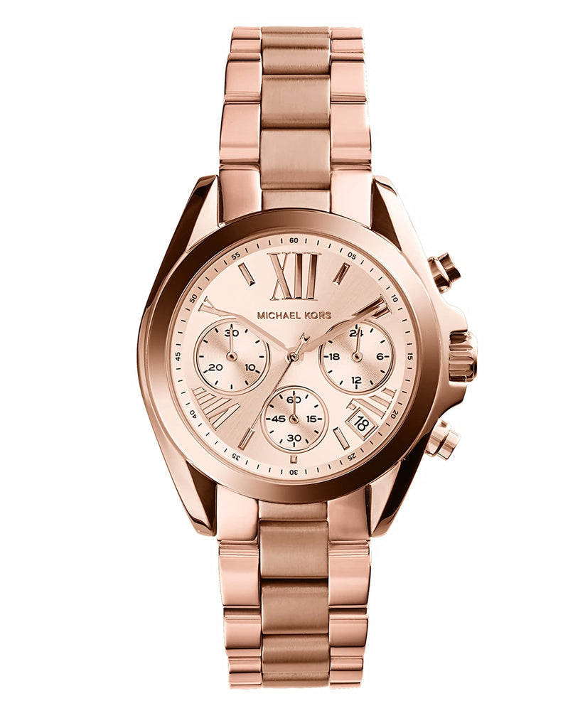 Michael Kors Runway Chronograph Rose Gold Dial Rose Gold Steel Strap Watch For Women - MK5778 Buy Now By Michael Kors