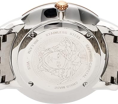 Versace Audrey Quartz Blue Dial Two Tone Steel Strap Watch for Women - VELR00619 Buy Now By Versace