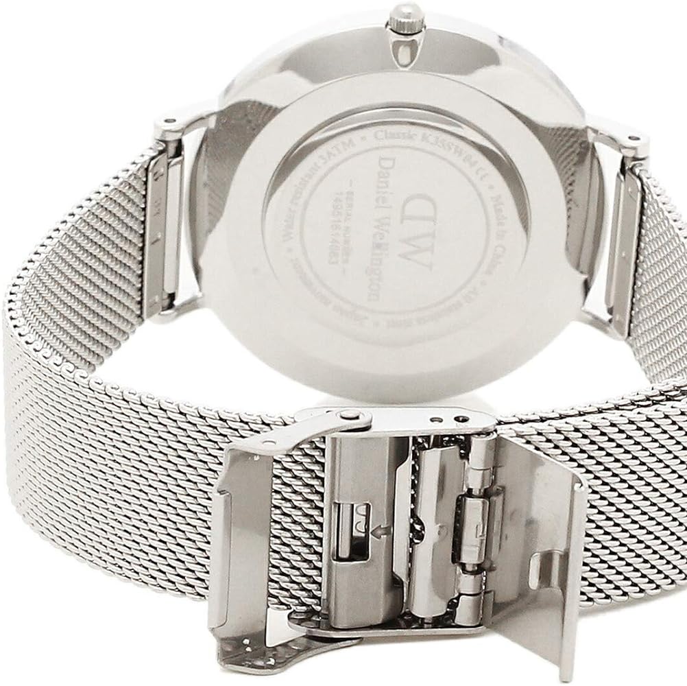 Daniel Wellington Petite Sterling Quartz White Dial Silver Mesh Bracelet Watch For Men - DW00100306 Buy Now By Daniel Wellington