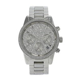 Michael Kors Ritz Chronograph Crystals Silver Dial Silver Steel Strap Watch For Women - MK7301 Buy Now By Michael Kors