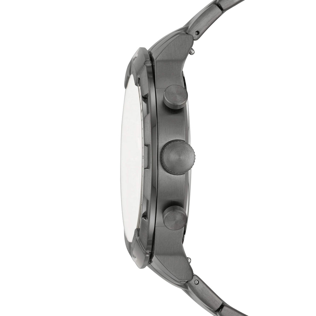 Fossil Bronson Chronograph Blue Dial Grey Steel Strap Watch for Men - FS5711 Buy Now By Fossil