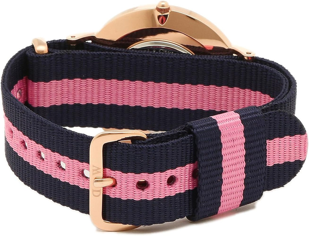 Daniel Wellington Classic Winchester White Dial Three Tone Nylon Strap Watch For Women - DW00100033 Buy Now By Daniel Wellington