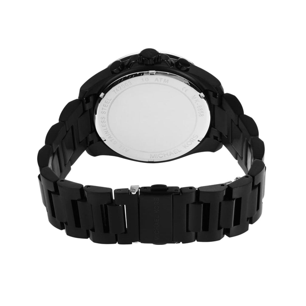 Michael Kors Wren Chronograph Gold Dial Black Steel Strap Watch for Women - MK5961 Buy Now By Michael Kors