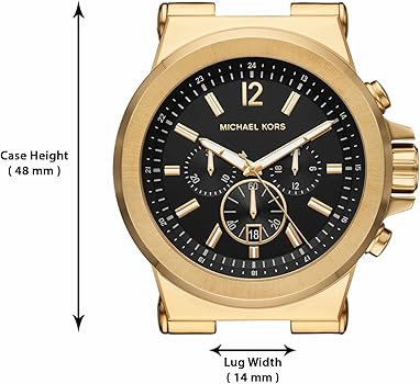 Michael Kors Dylan Chronograph Black Dial Brown Rubber Strap Watch For Men - MK8904 Buy Now By Michael Kors