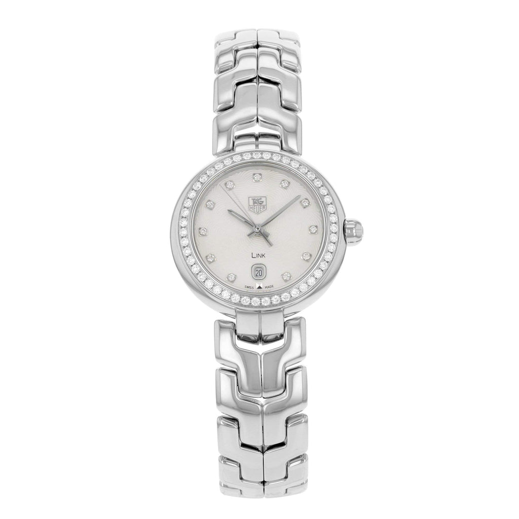 Tag Heuer Link Diamonds Silver Dial Silver Steel Strap Watch for Women - WAT1414.BA0954 Buy Now By Tag Heuer