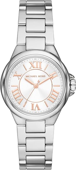 Michael Kors Camille Three Hand Silver Dial Silver Steel Strap Watch For Women - MK7259 Buy Now By Michael Kors
