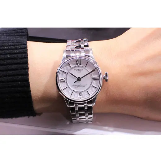 Tissot Chemin Des Tourelles Powermatic 80 Lady Silver Dial Silver Steel Strap Watch For Women - T099.207.11.118.00 Buy Now By Tissot