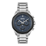 Hugo Boss Cloud Chronograph Blue Dial Silver Steel Strap Watch For Men - 1514015 Buy Now By Hugo Boss