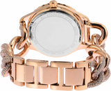 Michael Kors Layton Multifunction Crystals Rose Gold Dial Rose Gold Steel Strap Watch for Women - MK4654 Buy Now By Michael Kors