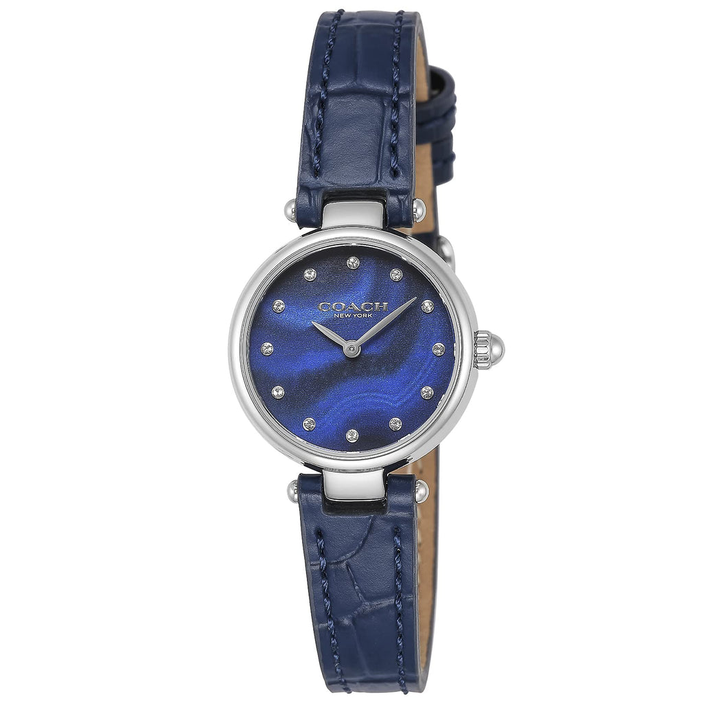 Coach Park Navy Blue Dial Navy Blue Leather Strap Watch for Women - 14503535 Buy Now By Coach