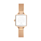 Coach Cass White Dial Rose Gold Mesh Bracelet Watch for Women - 14503698 Buy Now By Coach