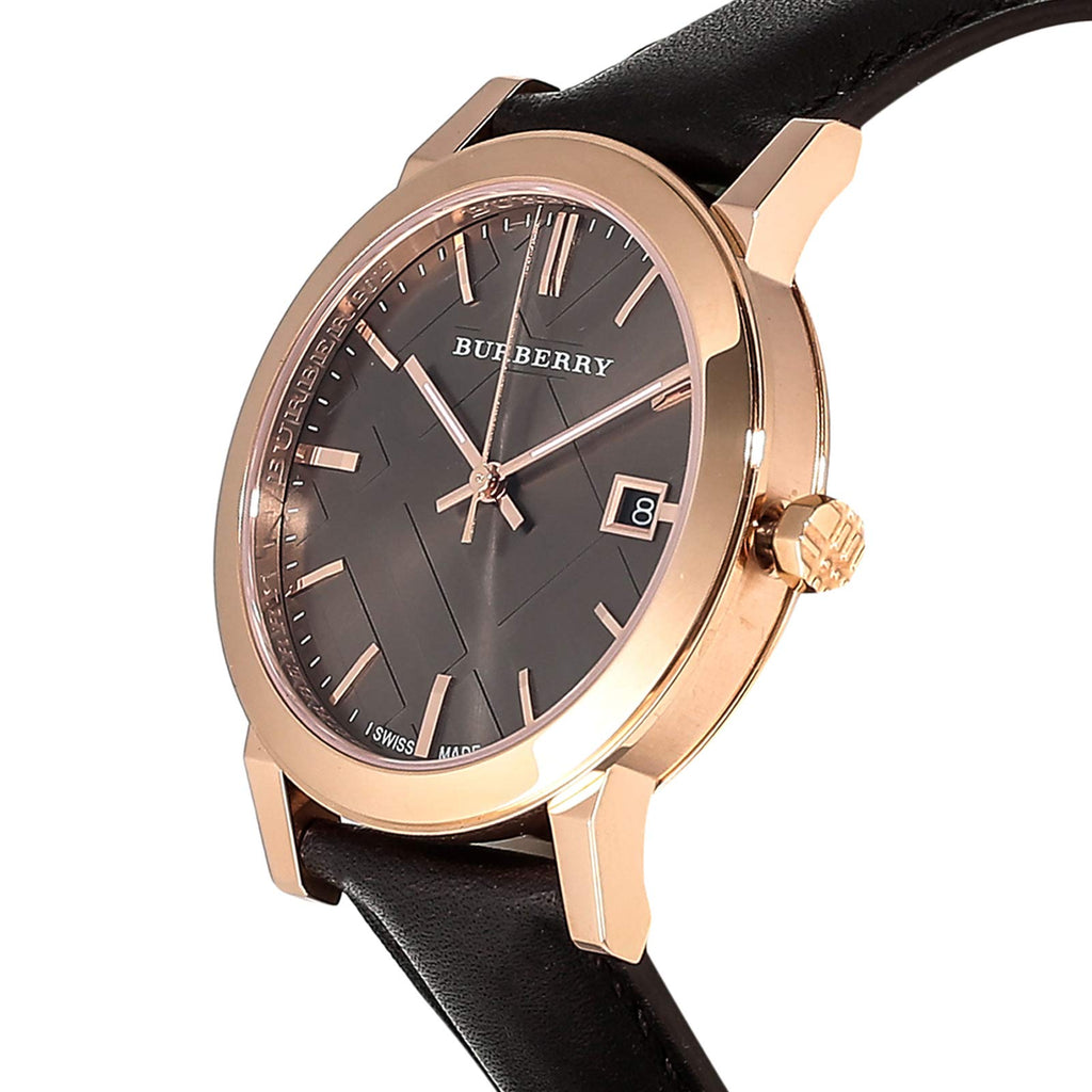 Burberry The City Brown Dial Brown Leather Strap Watch for Men - BU9013 Buy Now By Burberry