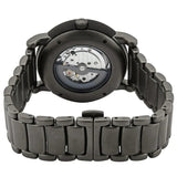 Emporio Armani Meccanico Automatic Black Dial Black Steel Strap Watch For Men - AR60010 Buy Now By Emporio Armani