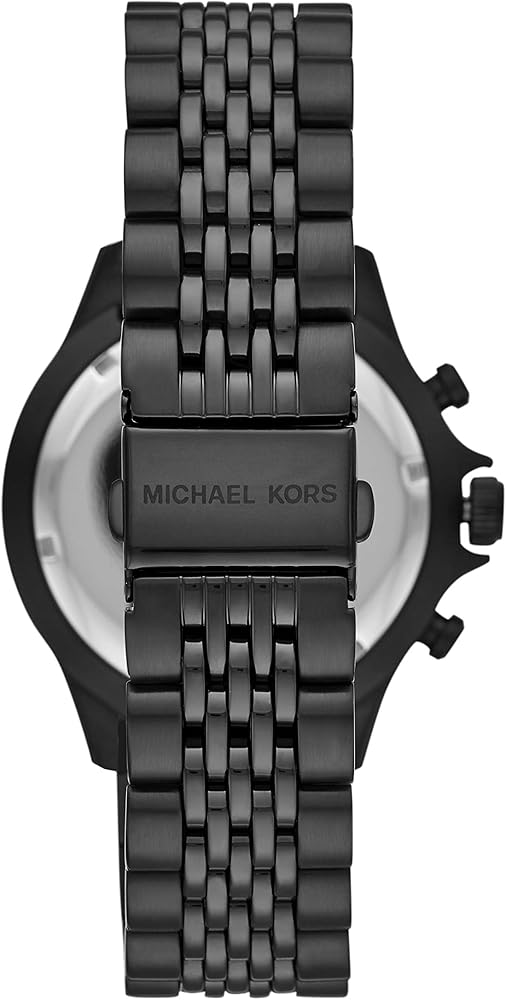 Michael Kors Bayville Chronograph Black Dial Black Steel Strap Watch For Men - MK8750 Buy Now By Michael Kors