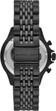 Michael Kors Bayville Chronograph Black Dial Black Steel Strap Watch For Men - MK8750 Buy Now By Michael Kors