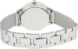 Guess Chelsea Mother of Pearl White Dial Silver Mesh Strap Watch For Women - W0647L1 Buy Now By Guess