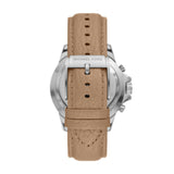 Michael Kors Everest Analog White Dial Brown Leather Strap Watch For Men - MK9092 Buy Now By Michael Kors