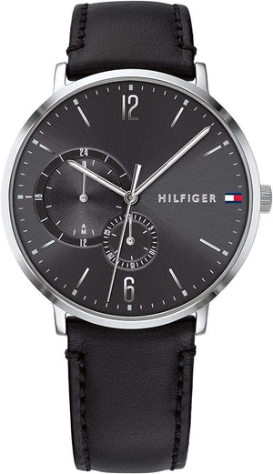 Tommy Hilfiger Brooklyn Black Dial Black Leather Strap Watch for Men - 1791509 Buy Now By Tommy Hilfiger