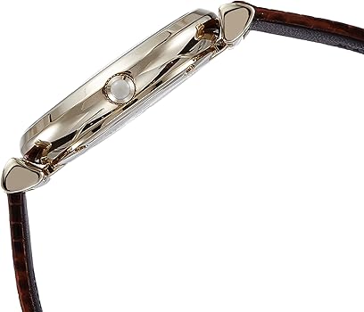 Emporio Armani Gianni T Bar Beige Dial Brown Leather Strap Watch For Women - AR1883 Buy Now By Emporio Armani