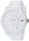 Tommy Hilfiger Denim Analog White Dial White Rubber Strap Watch for Men - 1791481 Buy Now By Tommy Hilfiger