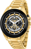 Maserati Traguardo Skeleton Black Dial Gold Steel Strap Watch For Men - R8873612058 Buy Now By Maserati