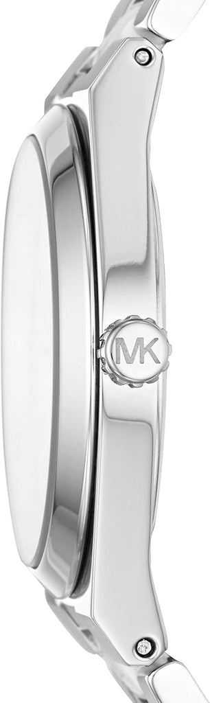Michael Kors Channing Quartz White Dial Two Tone Steel Strap Watch For Women - MK6649 Buy Now By Michael Kors