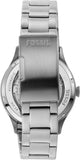 Fossil Forrester Automatic Skeleton Black Dial Silver Steel Strap Watch for Men - ME3180 Buy Now By Fossil