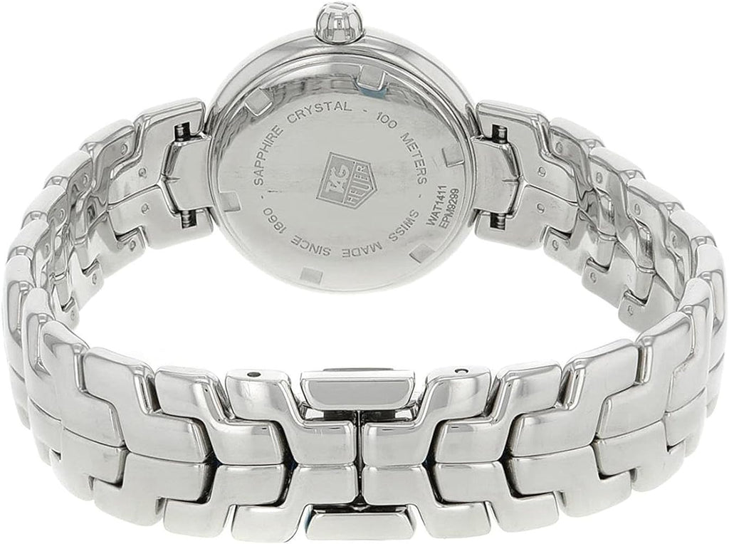 Tag Heuer Link Diamonds Mother of Pearl Dial Silver Steel Strap Watch for Women - WAT1411.BA0954 Buy Now By Tag Heuer