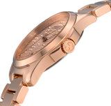 Gucci G Timeless Quartz Rose Gold Dial Rose Gold Steel Strap Watch For Women - YA126567 Buy Now By Gucci