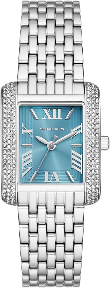 Michael Kors Emery Analog Three Hand Blue Dial Silver Steel Strap Watch for Women - MK4829 Buy Now By Michael Kors
