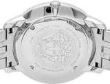 Versace V-Urban Light Blue Dial Silver Steel Strap Watch for Men - VELQ00419 Buy Now By Versace