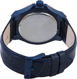 Guess Force Multi Function White Dial Blue Leather Strap Watch For Men - W0674G7 Buy Now By Guess