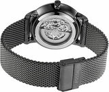Fossil Neutra Automatic Skeleton Black Dial Grey Mesh Strap Watch for Men - ME3185 Buy Now By Fossil