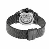 Fossil Neutra Automatic Skeleton Black Dial Grey Mesh Strap Watch for Men - ME3185 Buy Now By Fossil