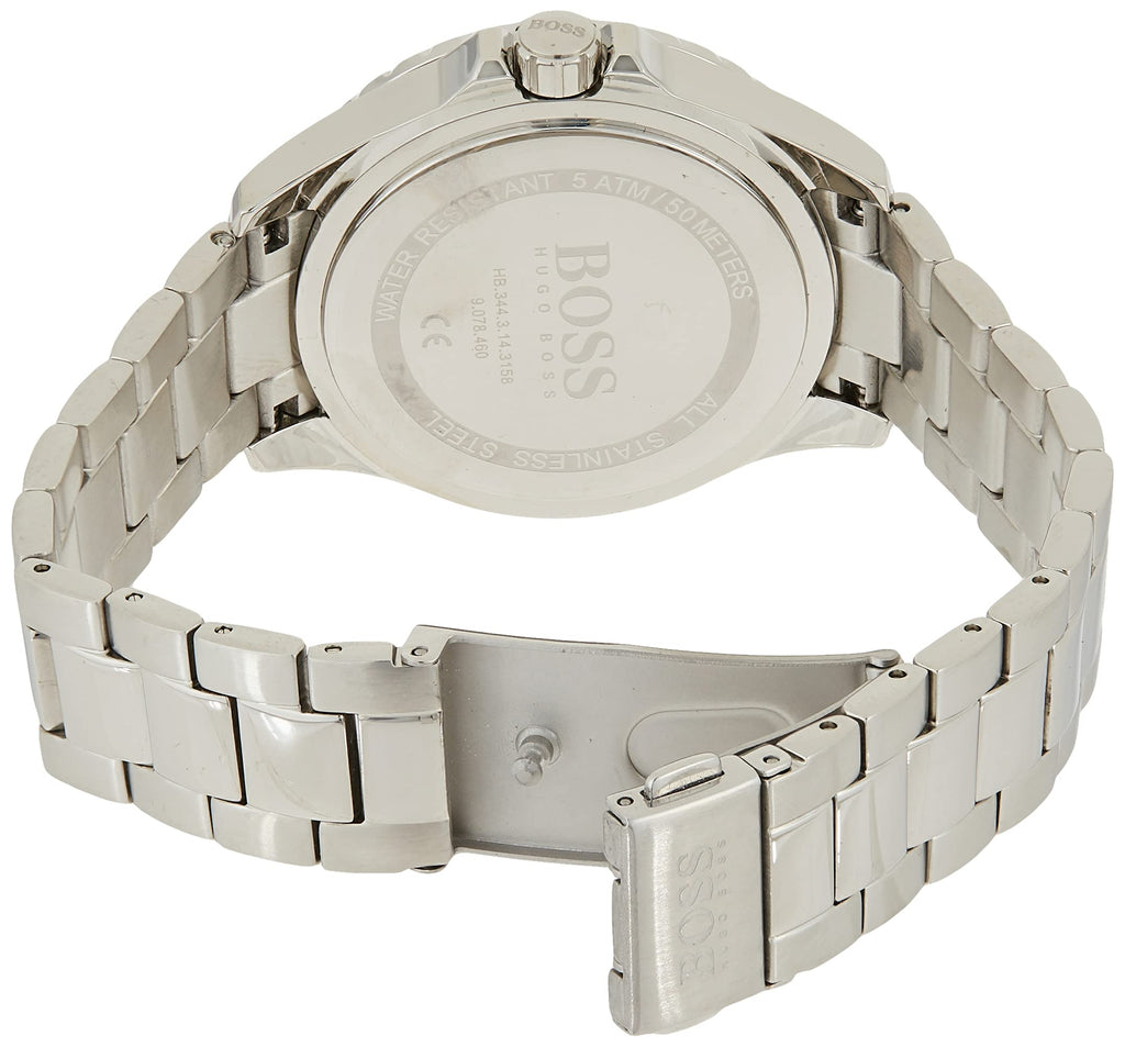 Hugo Boss Premiere Rose Gold Dial Silver Steel Strap Watch for Women - 1502444 Buy Now By Hugo Boss