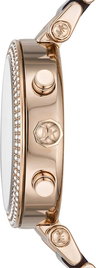 Michael Kors Parker Chronograph Rose Gold Dial Two Tone Steel Strap Watch For Women - MK6832 Buy Now By Michael Kors