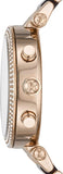 Michael Kors Parker Chronograph Rose Gold Dial Two Tone Steel Strap Watch For Women - MK6832 Buy Now By Michael Kors