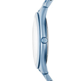 Michael Kors Slim Runway Blue Dial Blue Steel Strap Watch For Women - MK4548 Buy Now By Michael Kors