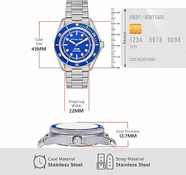 Michael Kors Maritime Three-Hand Blue Dial Silver Steel Strap Watch for Men - MK9160 Buy Now By Michael Kors