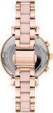 Michael Kors Sofie Chronograph Rose Gold Dial Rose Gold Steel Strap Watch For Women - MK6560 Buy Now By Michael Kors
