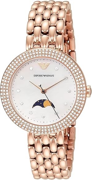 Emporio Armani Rosa Mother of Pearl Dial Rose Gold Steel Strap Watch For Women - AR11462 Buy Now By Emporio Armani