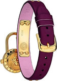Versace Medusa Lock Icon Gold Dial Red Leather Strap Watch for Women - VEDW00319 Buy Now By Versace